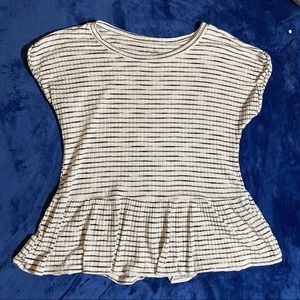 Boxy Peplum Tee